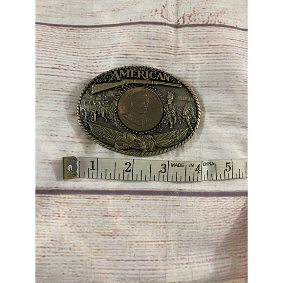 Rainy Mountains Design John Wayne American Belt Buckle American Regular Edition - Picture 4 of 9